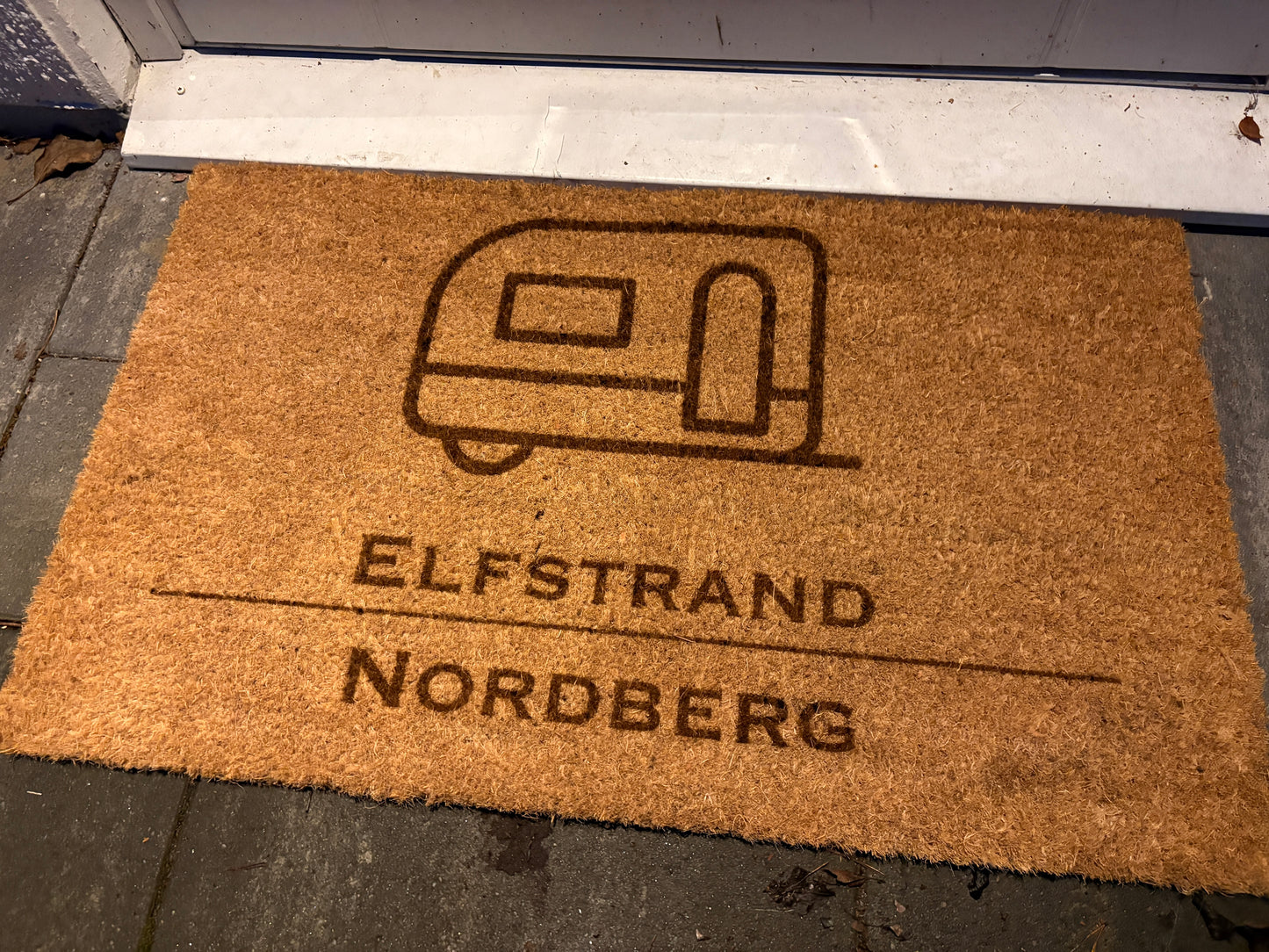 Personlig dörrmatta