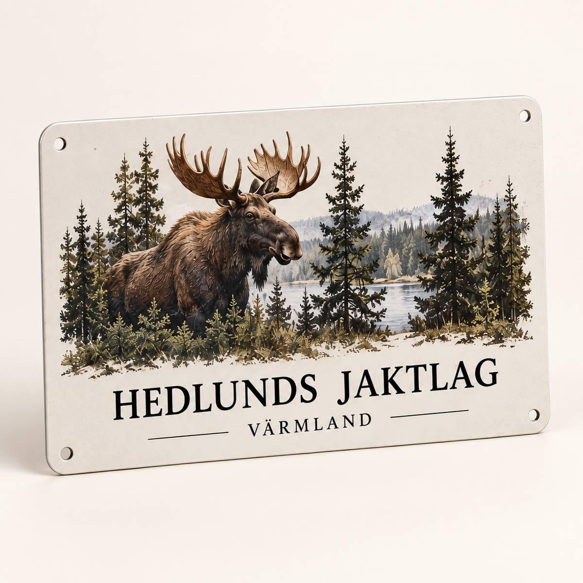 Personlig skylt för jägaren