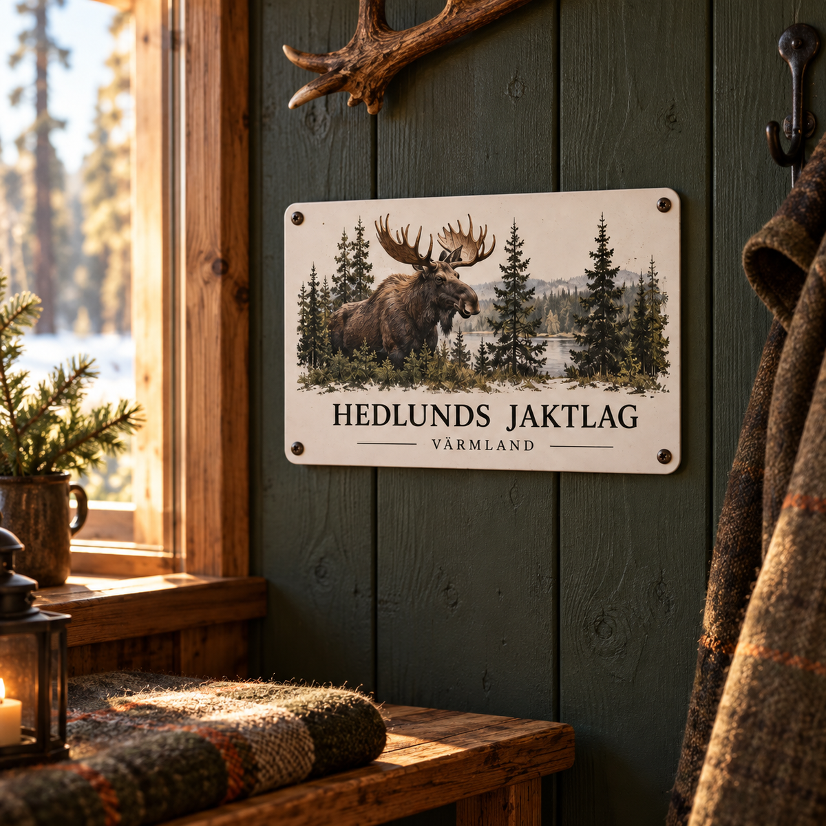 Personlig skylt för jägaren