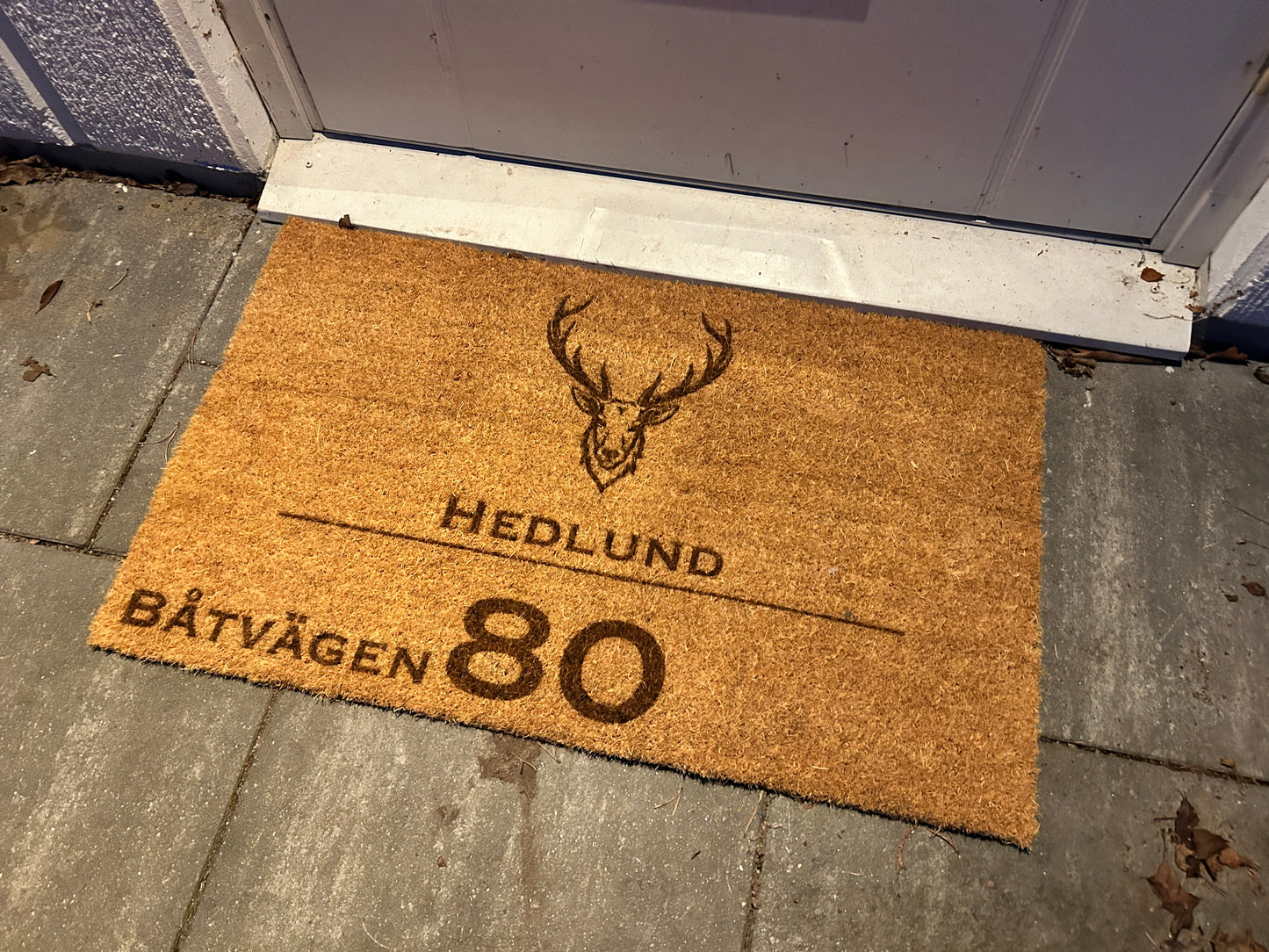 Personlig dörrmatta