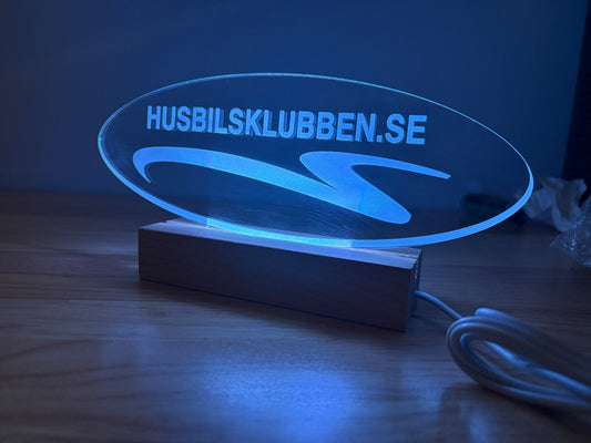 Ljusskylt husbilsklubben